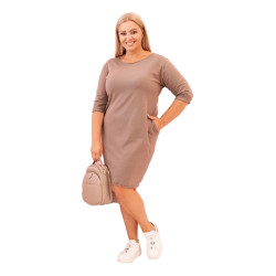 Moteriška pilka suknelė Self Moteriška pilka suknelė Self