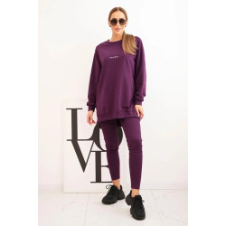 Moteriškas violetinis komplektas Minimal Moteriškas violetinis komplektas Minimal