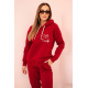 Moteriškas raudonas komplektas Coffe Moteriški komplektai
