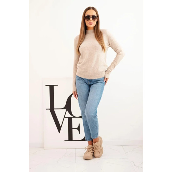 Moteriškas rusvas megztinis Eden Moteriški megztiniai