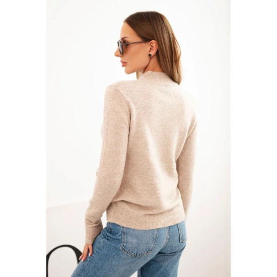 Moteriškas rusvas megztinis Eden Moteriški megztiniai