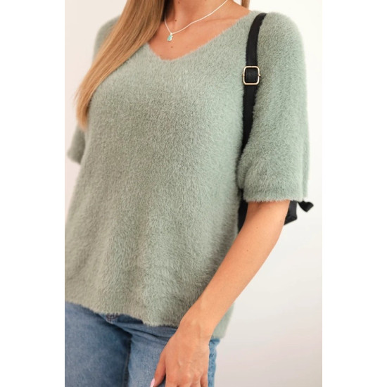 Moteriškas mėtinis megztinis Cloud Moteriški megztiniai