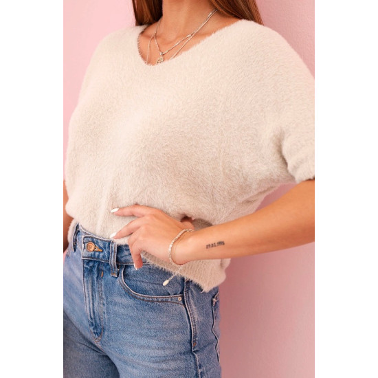 Moteriškas rusvas megztinis Cloud Moteriški megztiniai