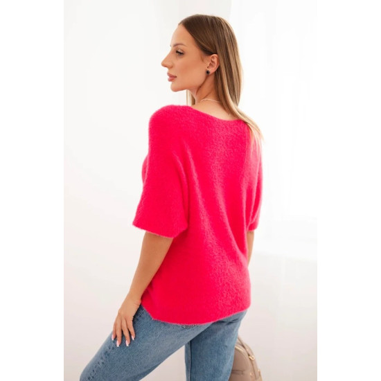 Moteriškas ryškiai rožinis megztinis Cloud Moteriški megztiniai