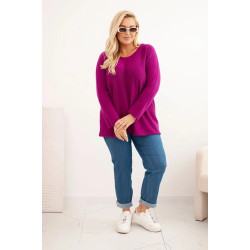 Moteriškas violetinis megztinis Minos Moteriškas violetinis megztinis Minos