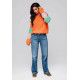 Moteriškas oranžinis megztinis Bright Megztiniai