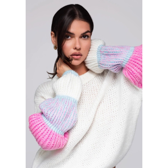 Moteriškas rusvas megztinis Bright Megztiniai