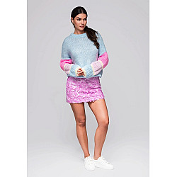 Jasnoniebieski sweter damski Bright