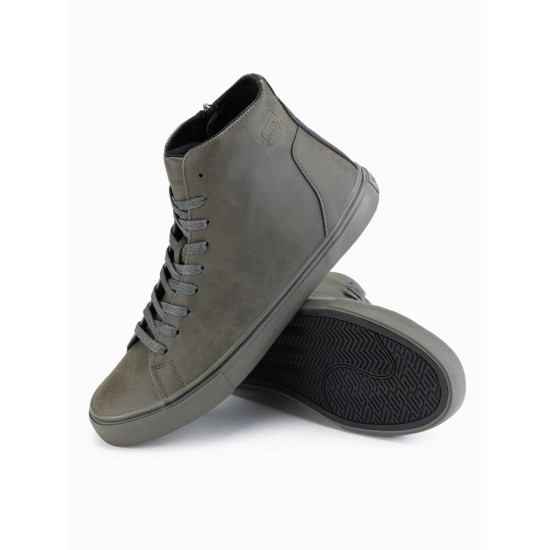 Męskie buty casual w kolorze khaki Ombra Obuwie