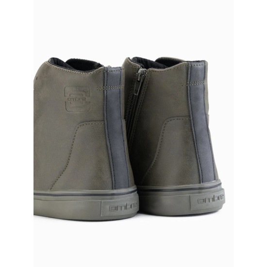 Męskie buty casual w kolorze khaki Ombra Obuwie