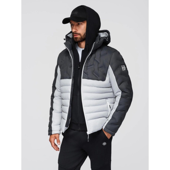 Men's dark grey winter jacket Flam Winter jackets