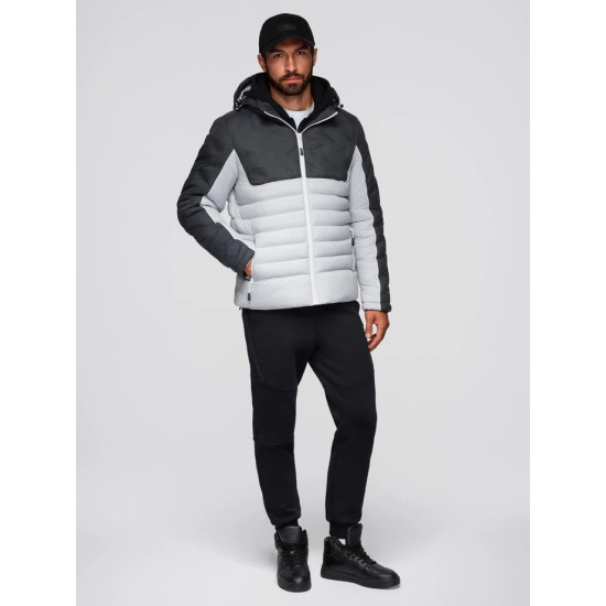 Men's dark grey winter jacket Flam Winter jackets