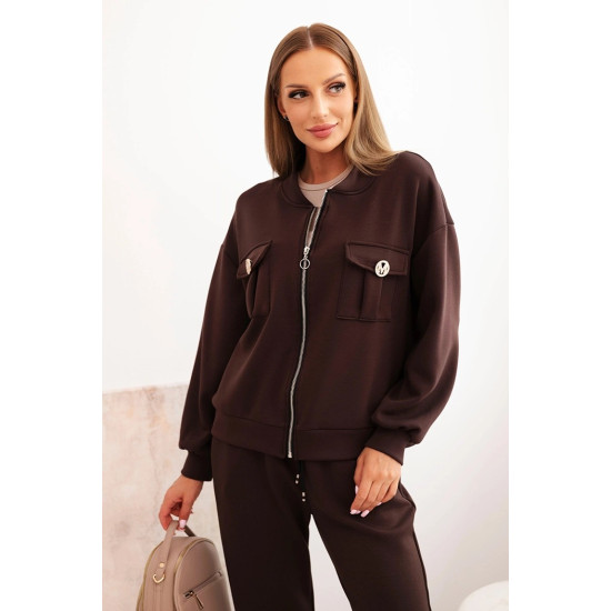 Moteriškas rudas komplektas Marbel Moteriški komplektai