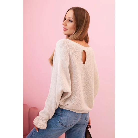 Moteriškas rusvas megztinis Aidina Moteriški megztiniai