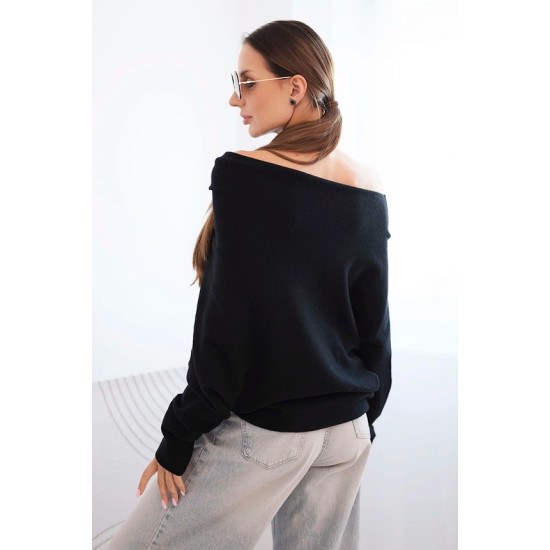 Moteriškas juodas megztinis Anit Moteriški megztiniai