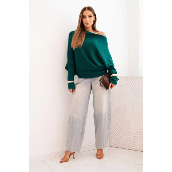 Moteriškas žalias megztinis Anit Moteriški megztiniai