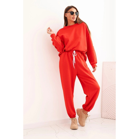 Moteriškas raudonas  laisvalaikio komplektas Isabel Moteriški komplektai
