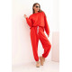 Moteriškas raudonas  laisvalaikio komplektas Isabel Moteriški komplektai