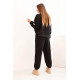 Moteriškas juodas  laisvalaikio komplektas Isabel Moteriški komplektai