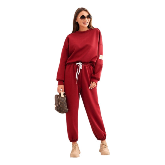 Moteriškas bordo laisvalaikio komplektas Isabel Moteriški komplektai