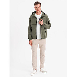 Męska kurtka w kolorze khaki marki Eden