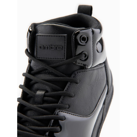 Men's black casual shoes Guar Footwear