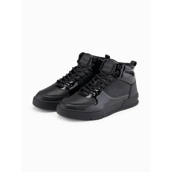 Men's black casual shoes Guar Footwear