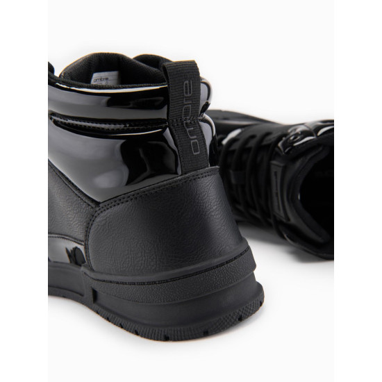 Men's black casual shoes Guar Footwear
