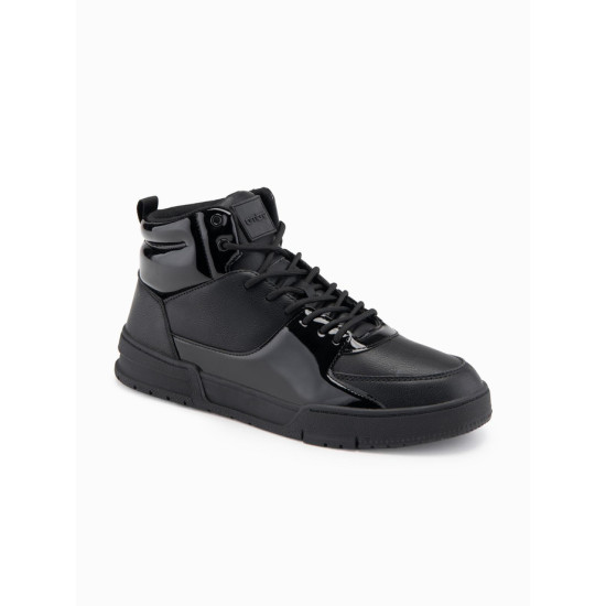 Men's black casual shoes Guar Footwear