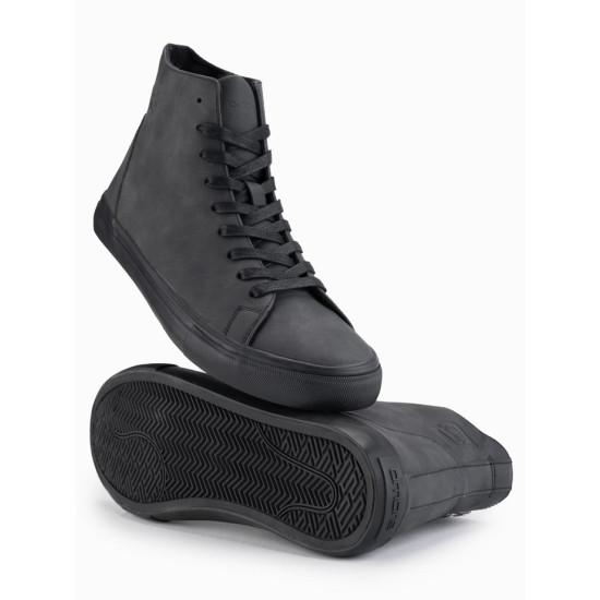 Męskie czarne buty casual Ombra Obuwie