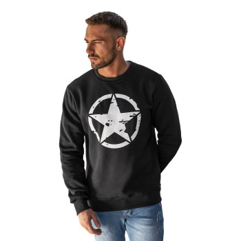 Мужской чёрный свитшот Military star