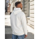 Men's white hooded jumper Bad Hooded jumpers