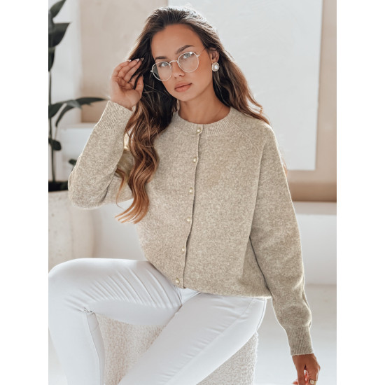 Moteriškas tamsiai rusvos spalvos megztinis Selin Moteriški megztiniai