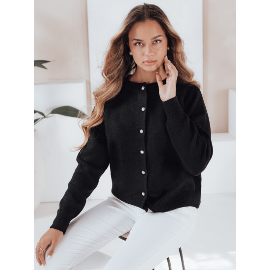 Moteriškas juodos spalvos megztinis Selin Moteriški megztiniai