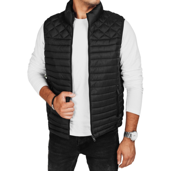 Vīriešu melna veste Geir Vestes