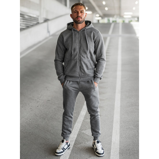 Dark gray men's sports suit Pazar AX0379
