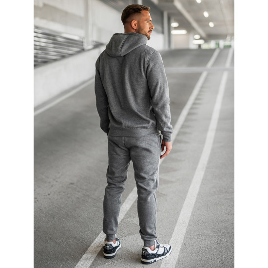 Dark gray men's sports suit Pazar AX0379