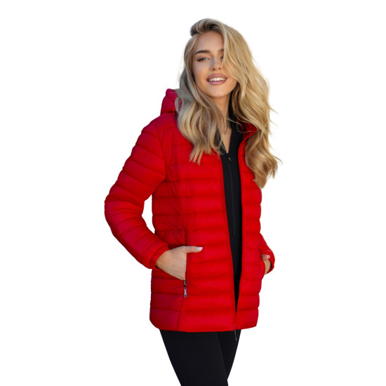 Moteriška raudonos spalvos striukė Albi Moteriškos striukės