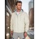 Men's white bomber jacket Edmin TX5020 - Men's Jackets and Coats Men's white bomber jacket Edmin TX5020
