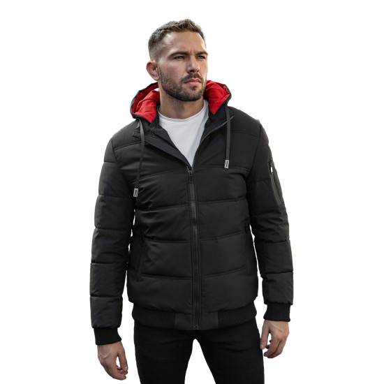 Men's black winter jacket Rock Winter jackets