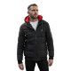 Men's black winter jacket Rock