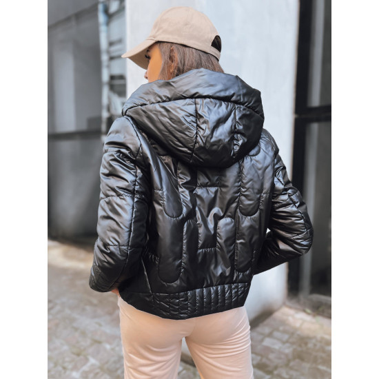 Moteriška juoda striukė Wool Moteriškos striukės