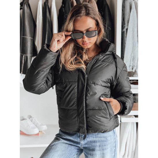 Moteriška juodos spalvos striukė Snowlike Moteriškos striukės