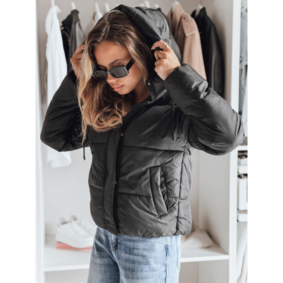 Moteriška juodos spalvos striukė Snowlike Moteriškos striukės