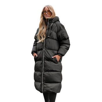Women's black coat Izabel