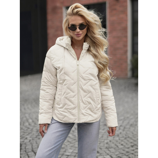 Moteriška rusvos spalvos striukė Erlin JS/16M9300/280 - Moterims Moteriška rusvos spalvos striukė Erlin Moteriškos striukės