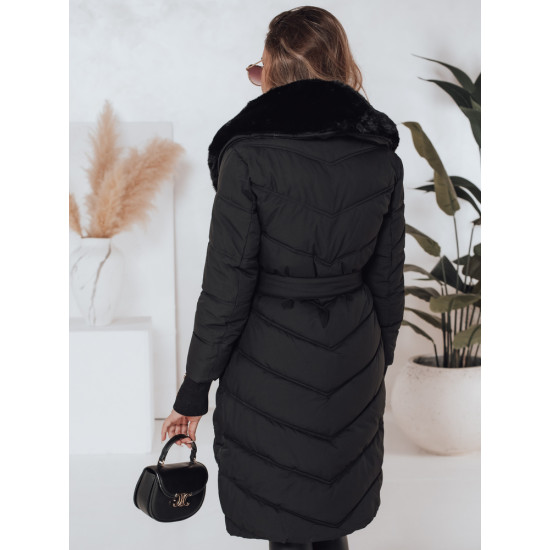Moteriška žieminė juoda striukė Karlin TY5076 - Moterims Moteriška žieminė juoda striukė Karlin Moteriškos striukės