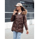 Moteriška žieminė ruda striukė Jessica Moteriškos striukės