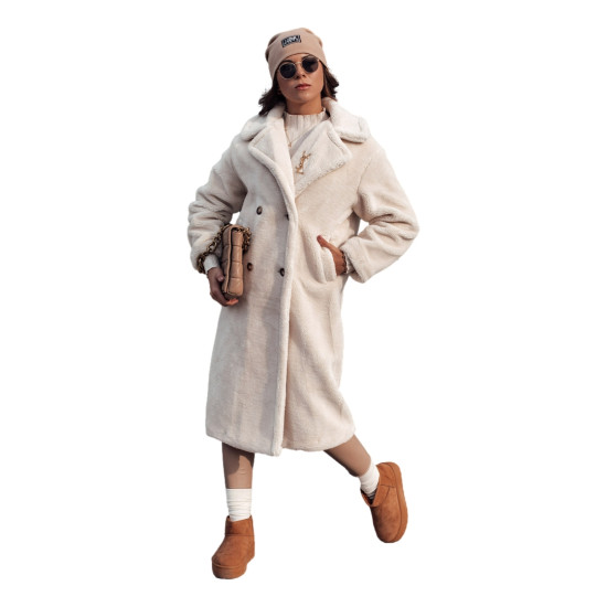 Moteriškas žieminis rusvas paltas Luxer Moteriškos striukės