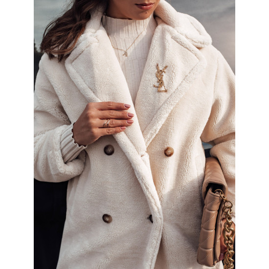 Moteriškas žieminis rusvas paltas Luxer Moteriškos striukės